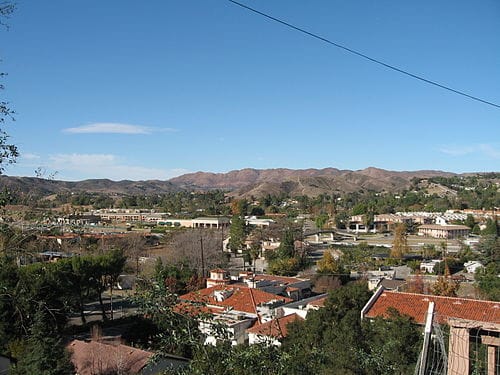 Agoura Hills vista in Agoura Hills, CA, where goCarBuyer.com offers cash-for-cars services in Los Angeles County.