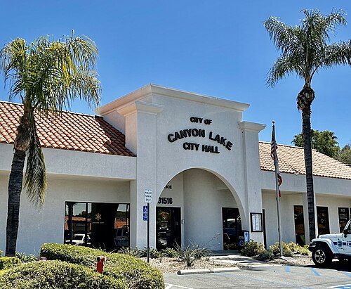 Canyon Lake City Hall in Canyon Lake, CA, where goCarBuyer.com buys vehicles for cash in Riverside County.