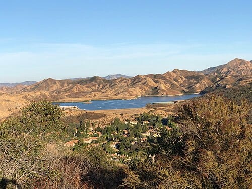 Las Virgenes Reservoir in Westlake Village, CA, where goCarBuyer.com buys vehicles for cash in Los Angeles County.