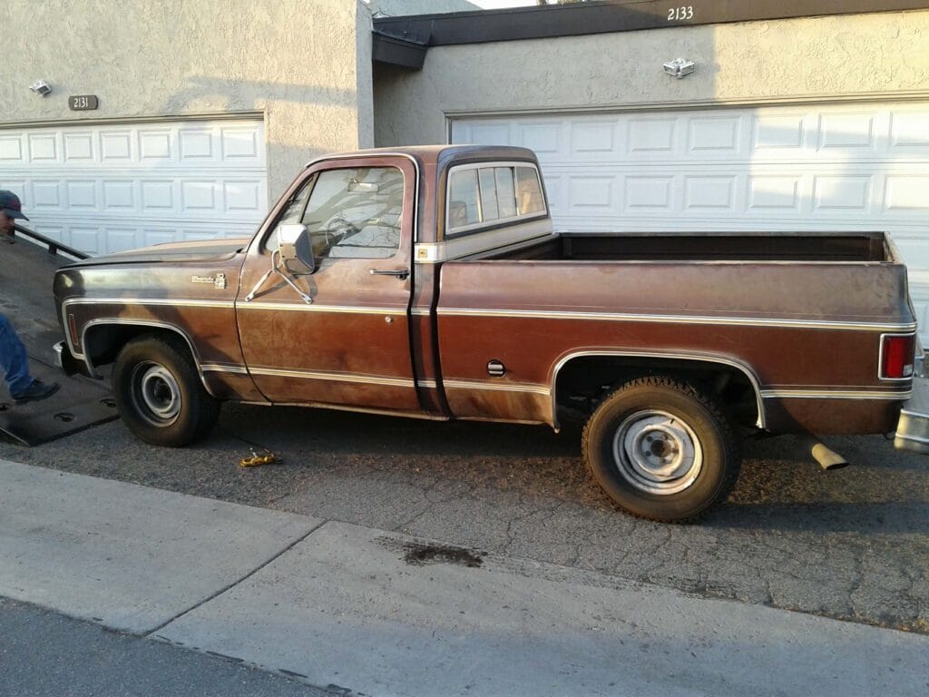 We buy classic Chevy trucks, C10s, and square body project cars for cash in Southern California.
