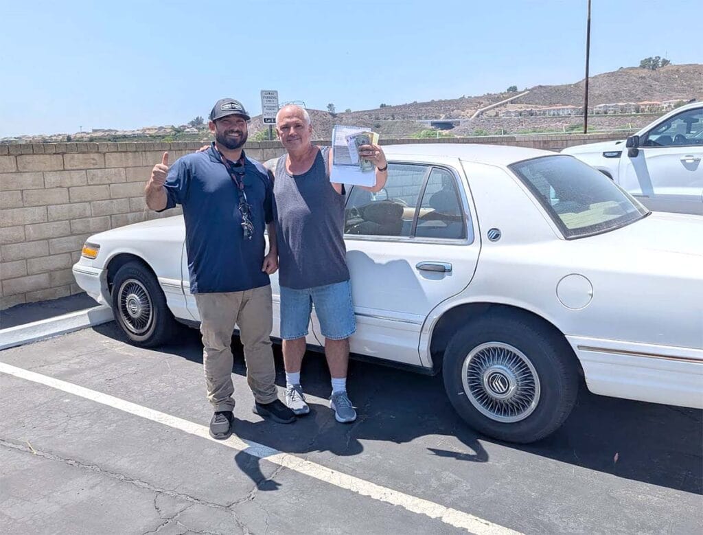 Happy customer sold their car fast for a great price in Los Angeles County.